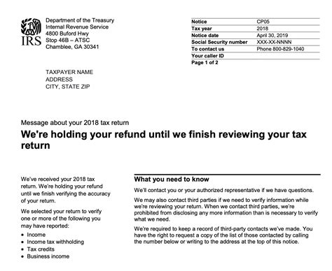 Cp05 letter still no refund. Things To Know About Cp05 letter still no refund. 